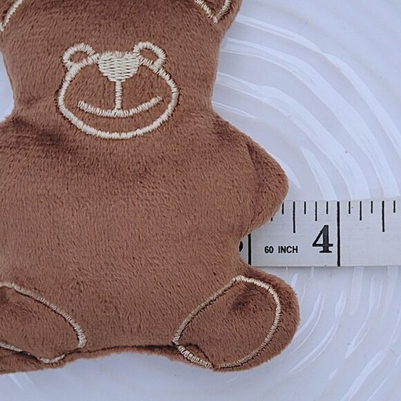 Mini caramel brown teddy plush - Picture 4 of 7